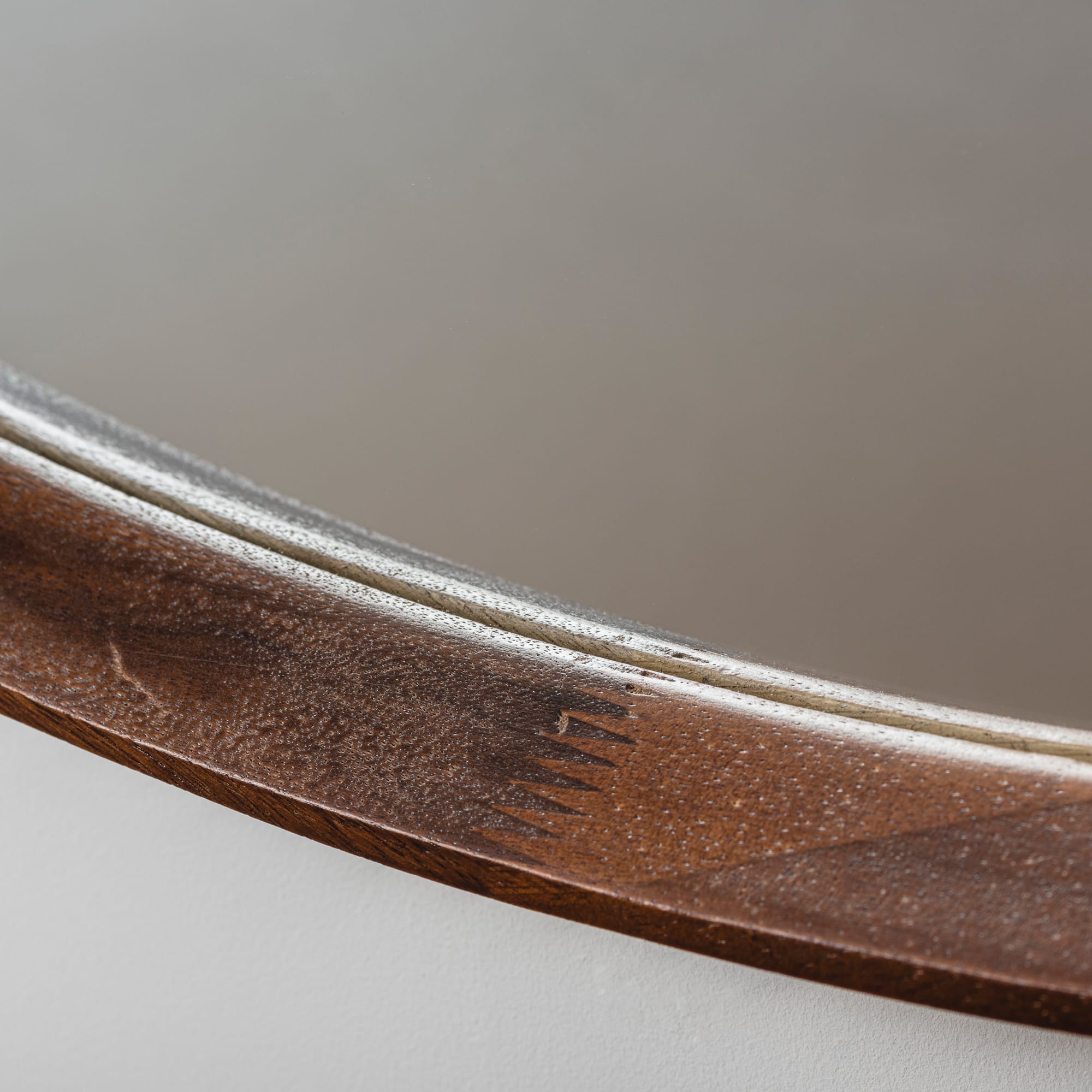 木製ラウンドミラー スクエア 600 | KB-AC019-03-G141 | ミラー | 洗面