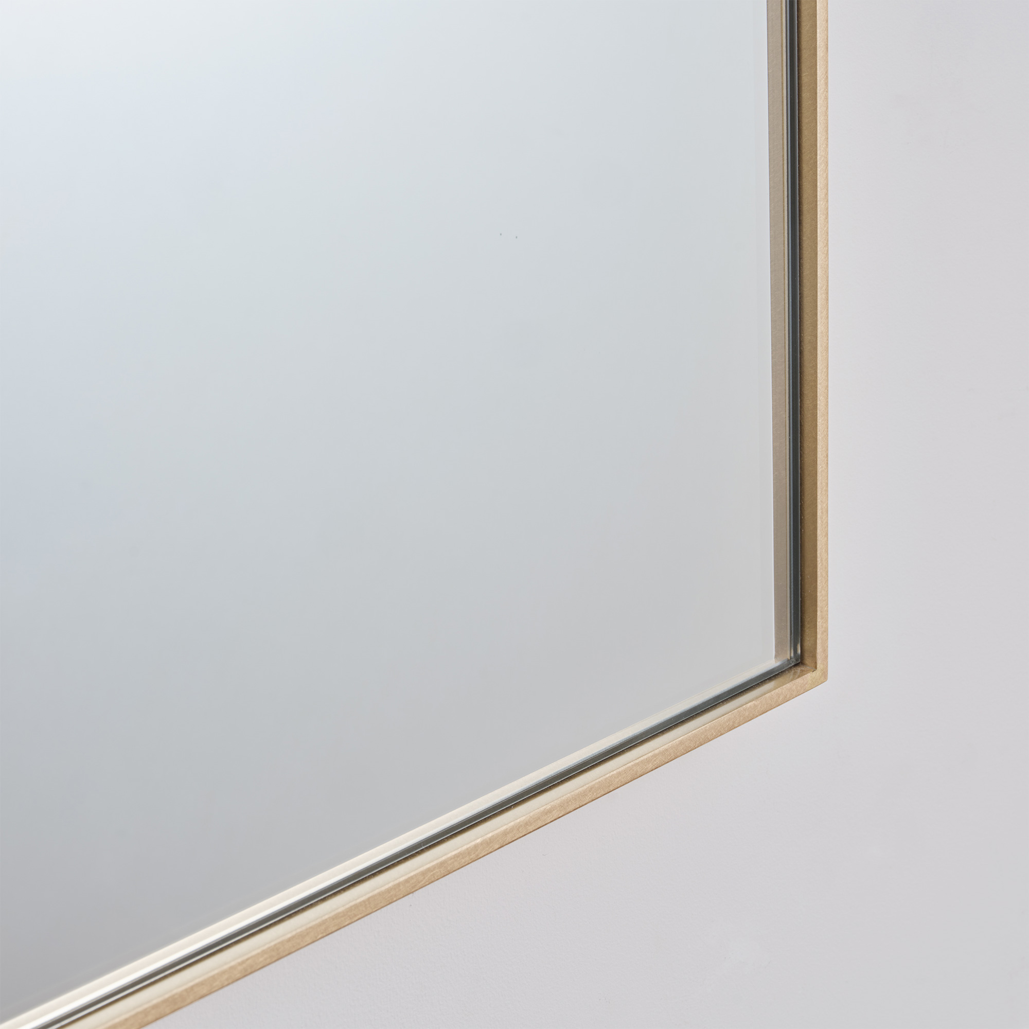 メタルフレームミラー 真鍮 W500×H600 | KB-AC016-03-G141 | ミラー