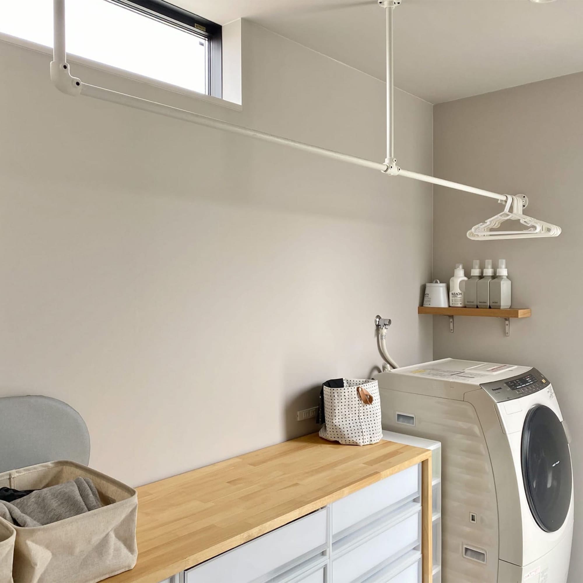 アイアンハンガーパイプ F型-天井吊タイプ | PS-HB008-13-G192