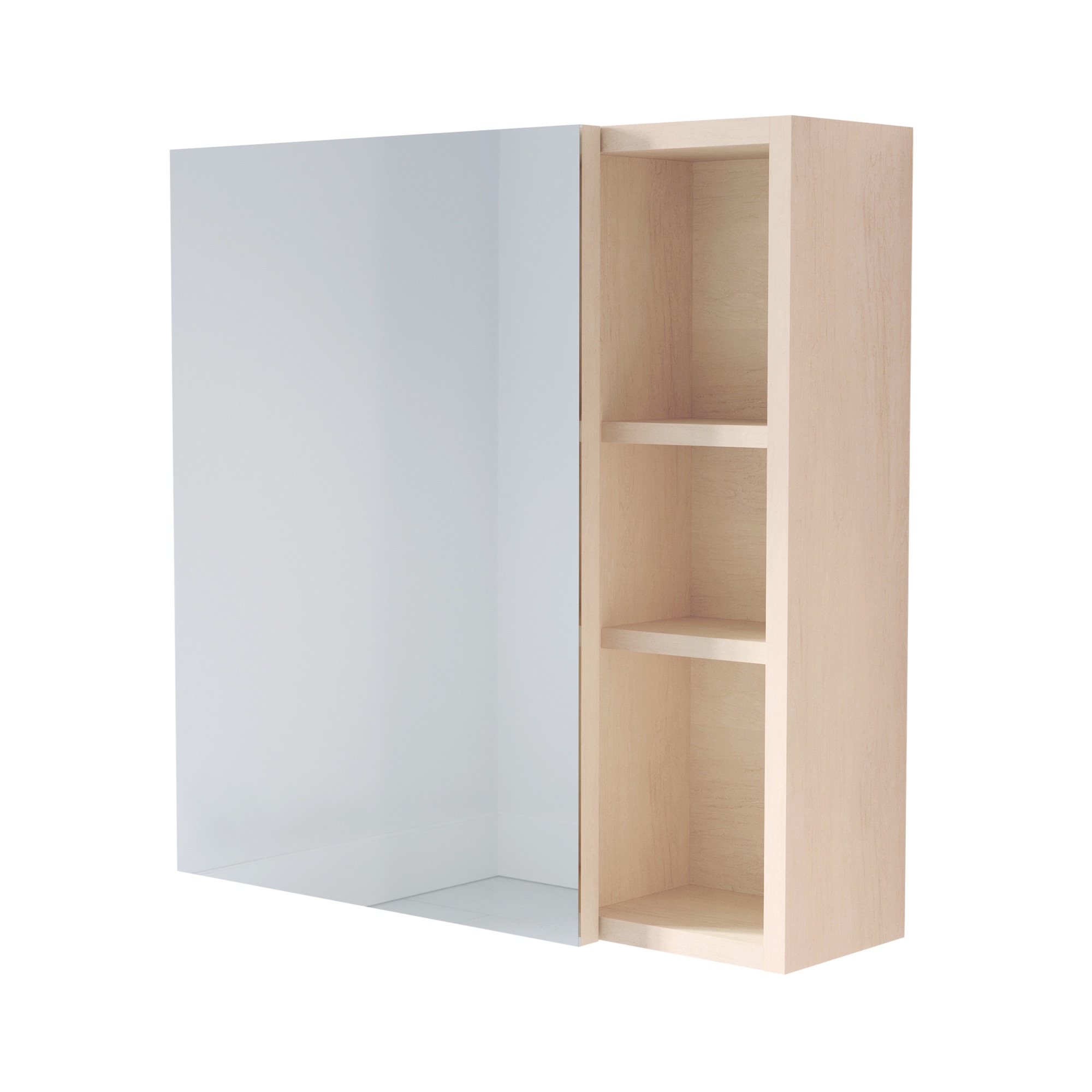 棚付きボックスミラー シナ | KB-AC018-03-G141 | ミラー | 洗面 | toolbox