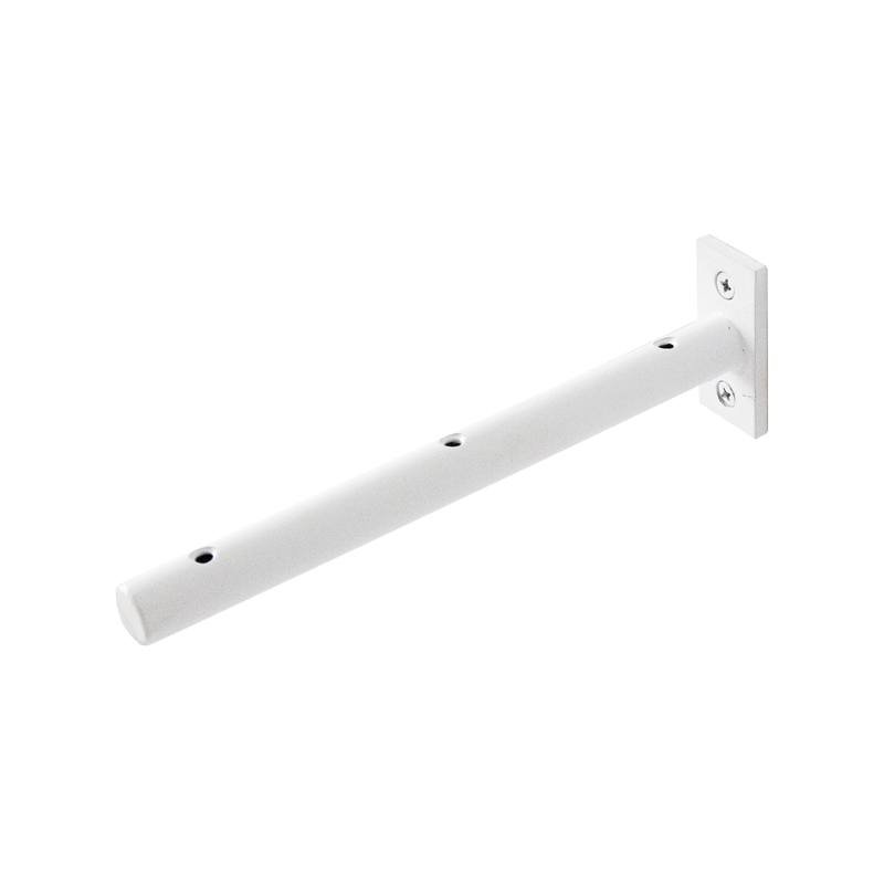 棒棚受け 白ツヤ 丸 180 | PS-BK005-06-G141 | 棚受け | 棚パーツ