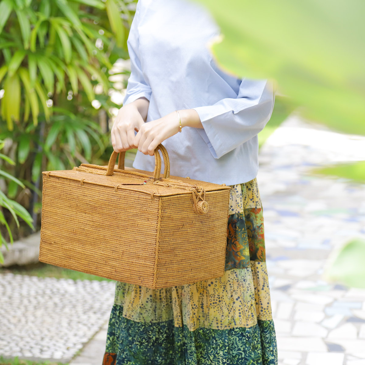 ピクニック LLサイズ (PNC154) Rosily(ロージリー) バリ島 アタかご