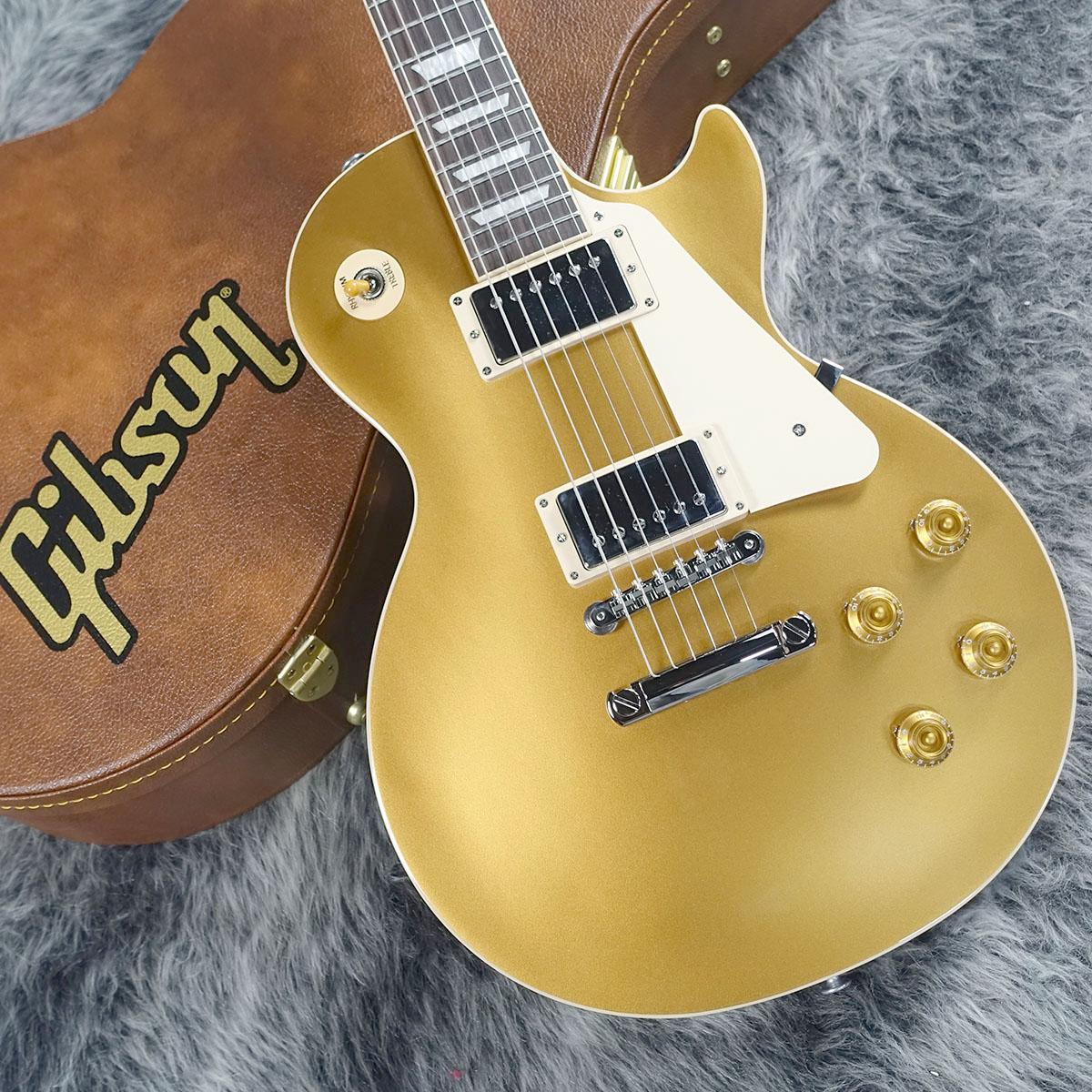 国産？ 詳細不明 良質 レスポールタイプ ゴールドトップ ディープジョイント Gibson Les Paul Standard 50s Gold Top 【選定品!】 新品 ゴールド