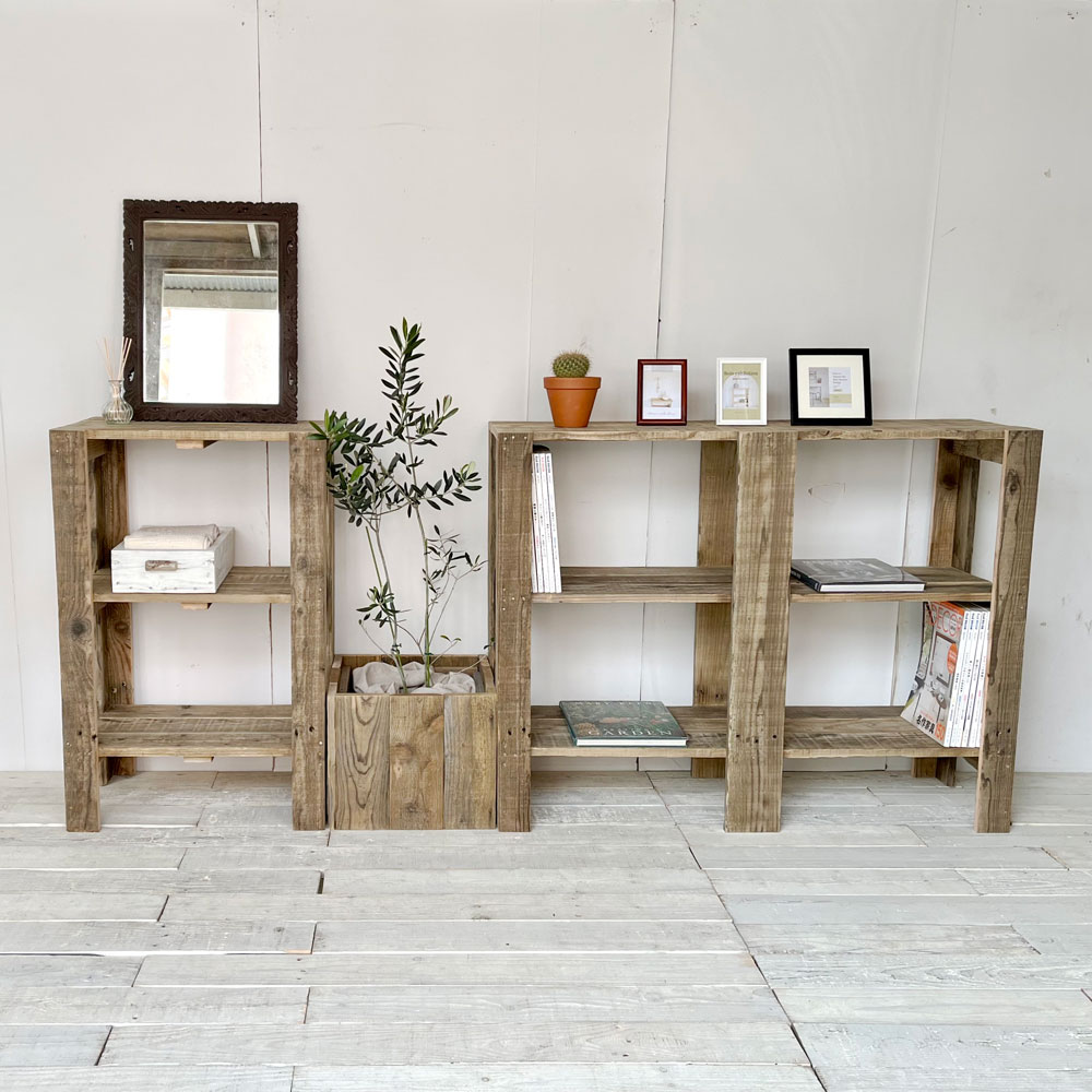 シェルフ 飾り棚 幅75cm KARE風 ヒノキの集成材 楽天市場】【期間中P3