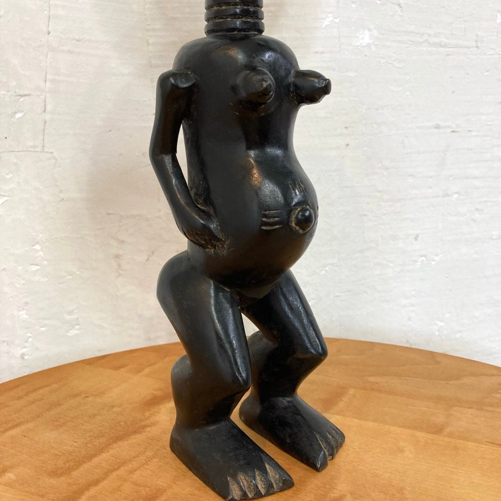 アフリカ アシャンティ族 アクワバ人形 プリミティブアート 木彫り