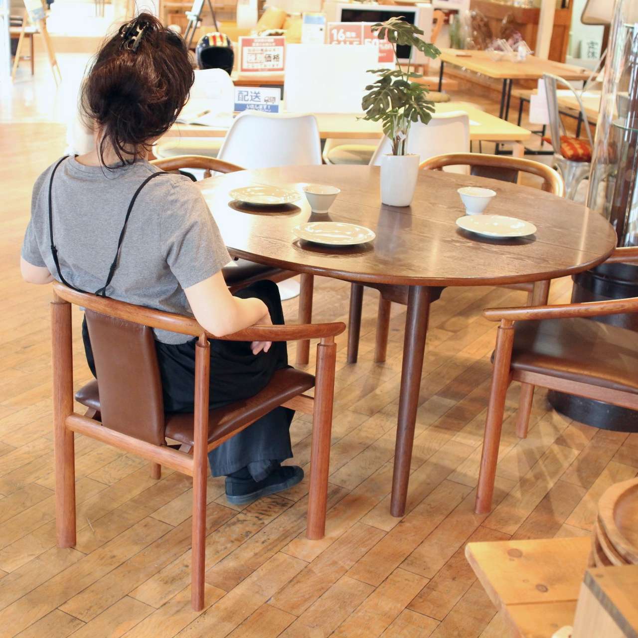 スコビー Skovby アームチェア ダイニングチェア 本革 北欧 デンマーク