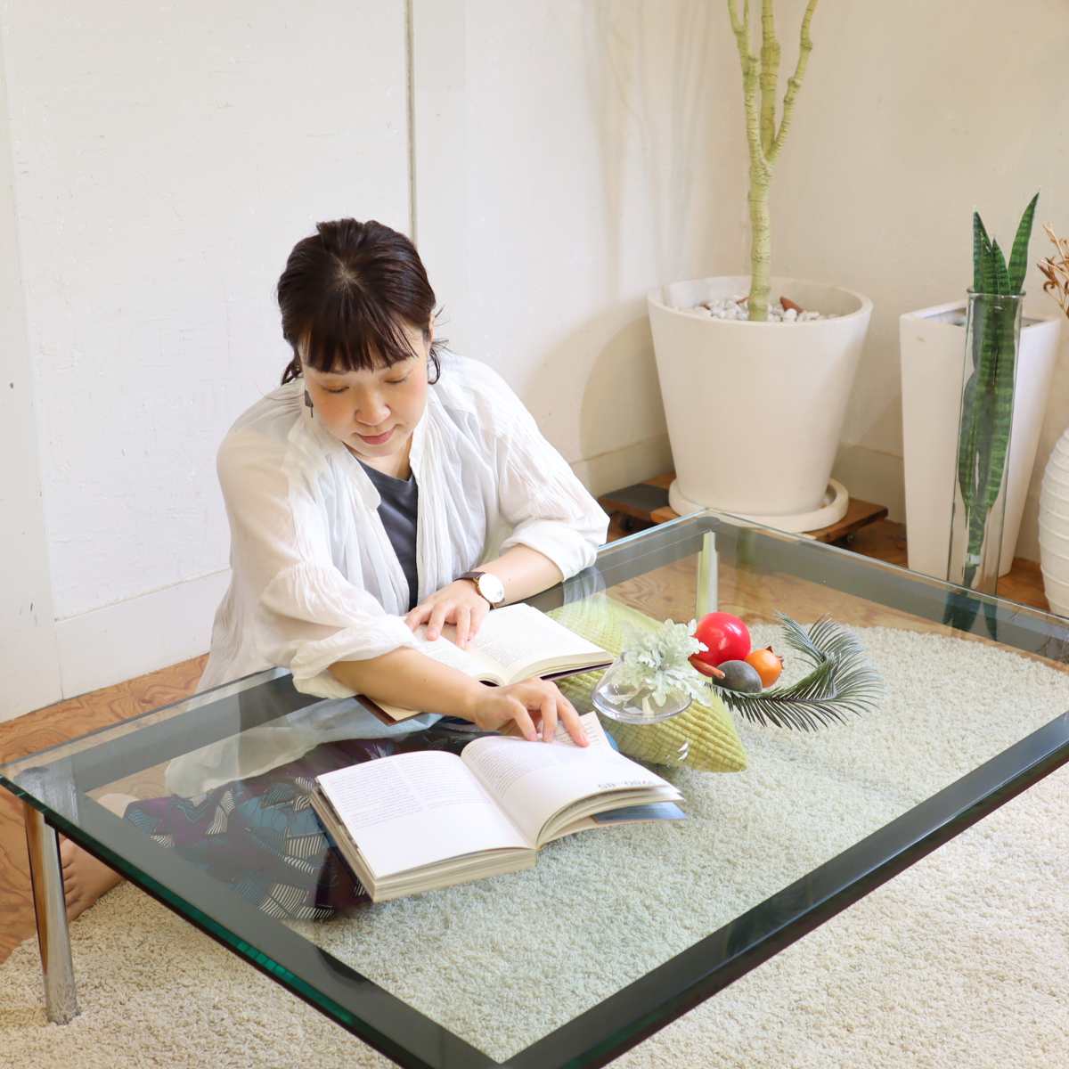 カッシーナ / Cassina LC10 センターテーブル ガラス リビング ロー