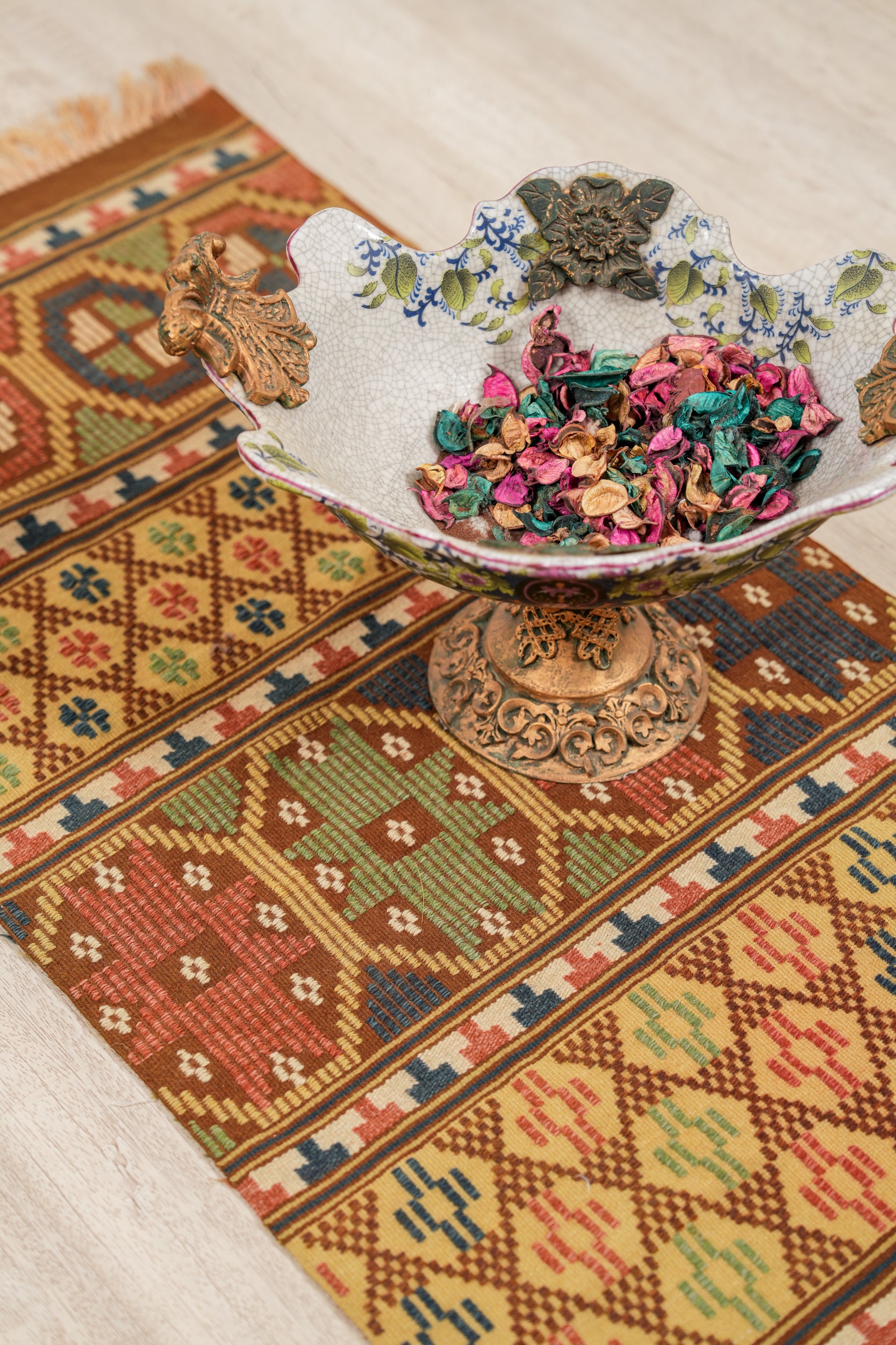 Vintage Swedish Textile 5'2