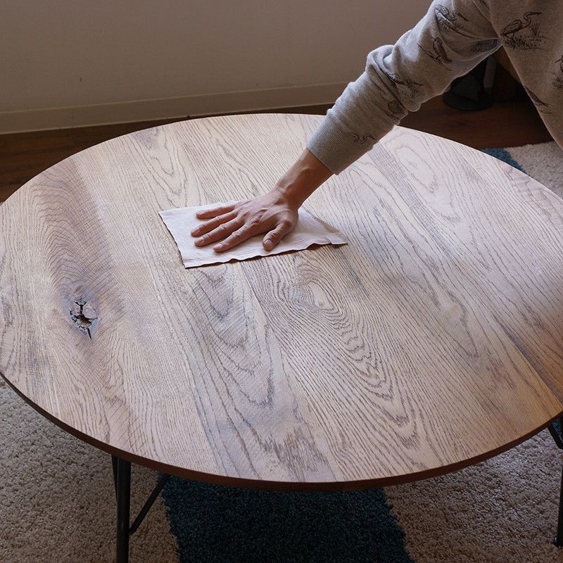 とっても簡単♪蜜蝋ワックスでオイルフィニッシュ家具をメンテナンス