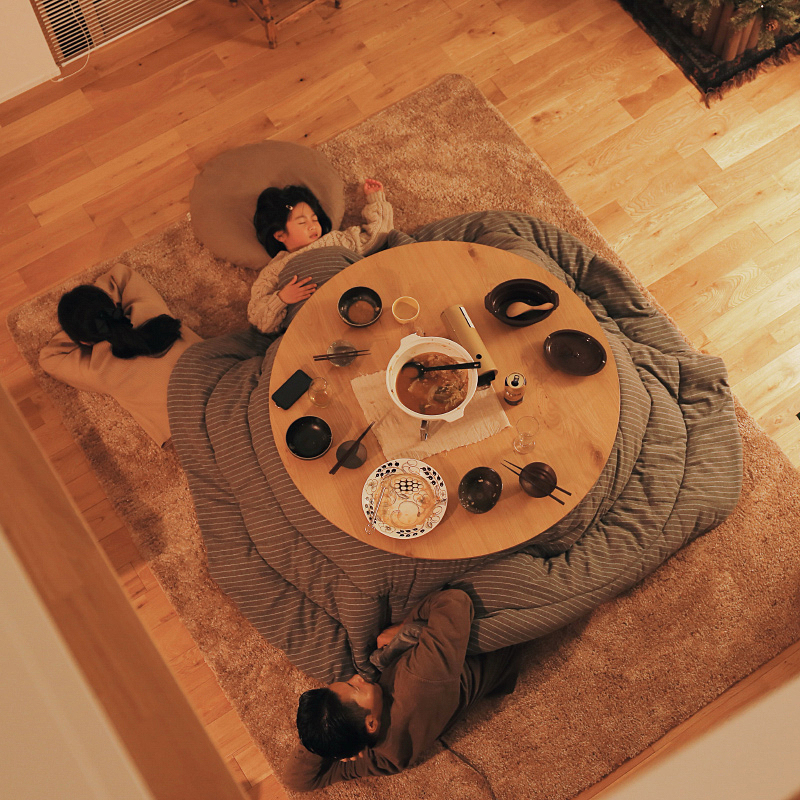 こたつテーブル FAM／NA 円形 直径110cmタイプ ｜家具・インテリア通販