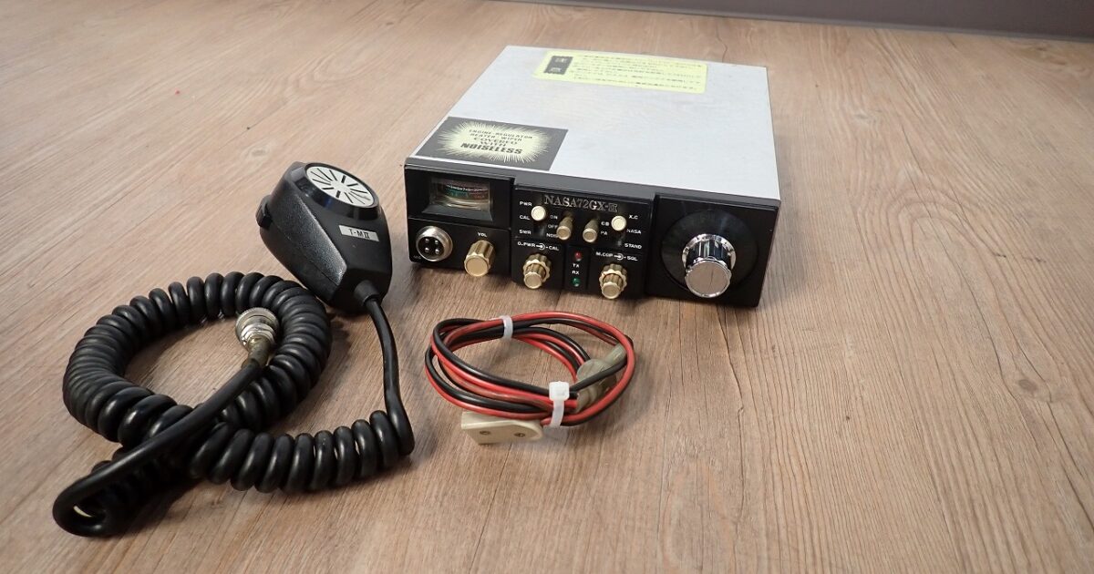 無線機 NASA 72GX-II NSC106 銀ナサ 72GX-2 DC13.8V マイク T-MⅡ モービル