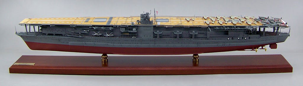 □空母赤城精密模型完成品 木製ハンドメイド精密艦船模型完成品台座付