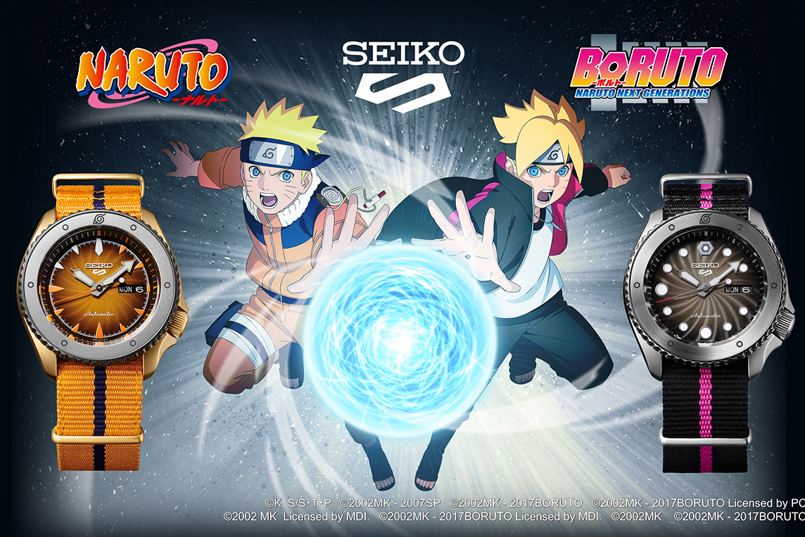 セイコー 5スポーツ、「NARUTO」「BORUTO」コラボモデル - Impress Watch
