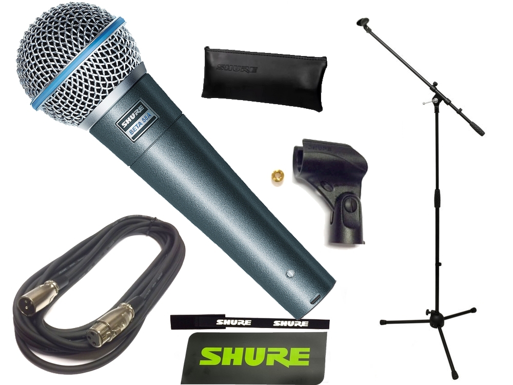 SHURE シュア BETA58A お手頃 マイクスタンドセット （XLR-XLR 5