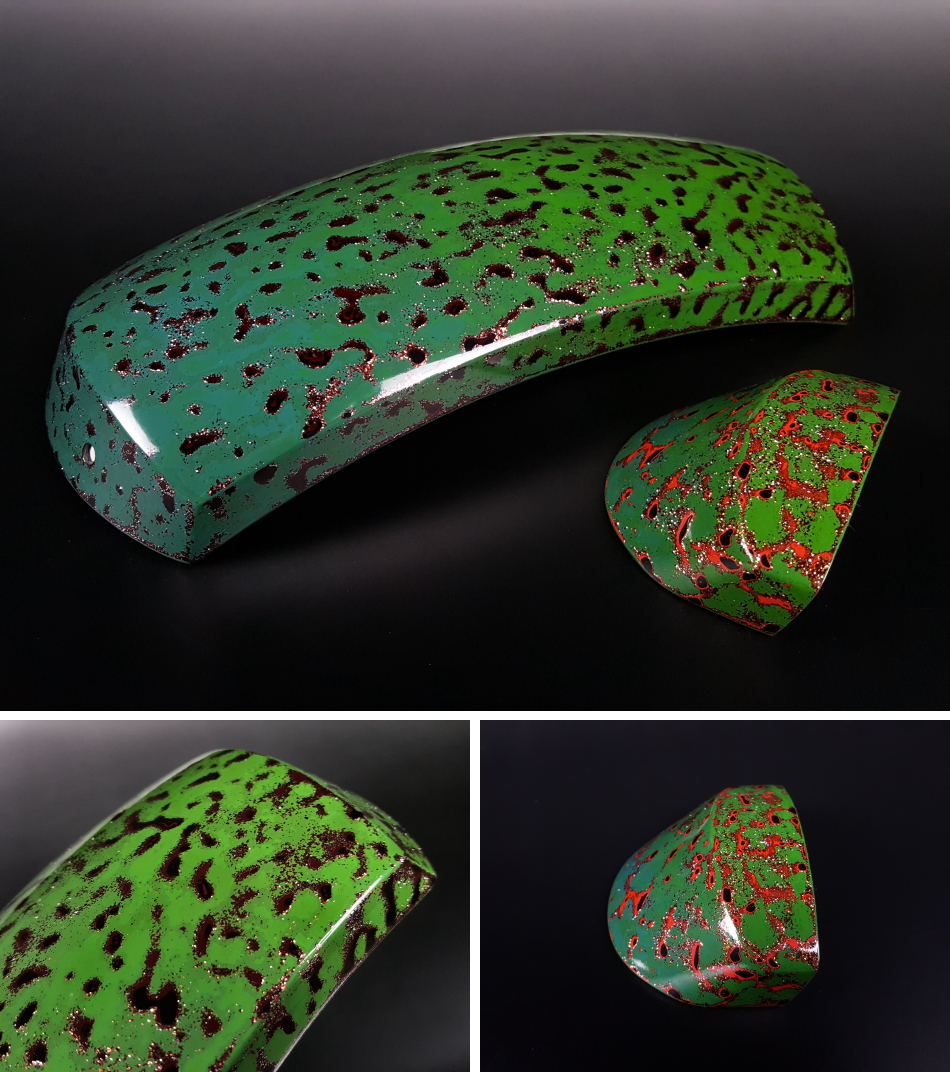 津軽胴掛け（津軽塗）グラデーション