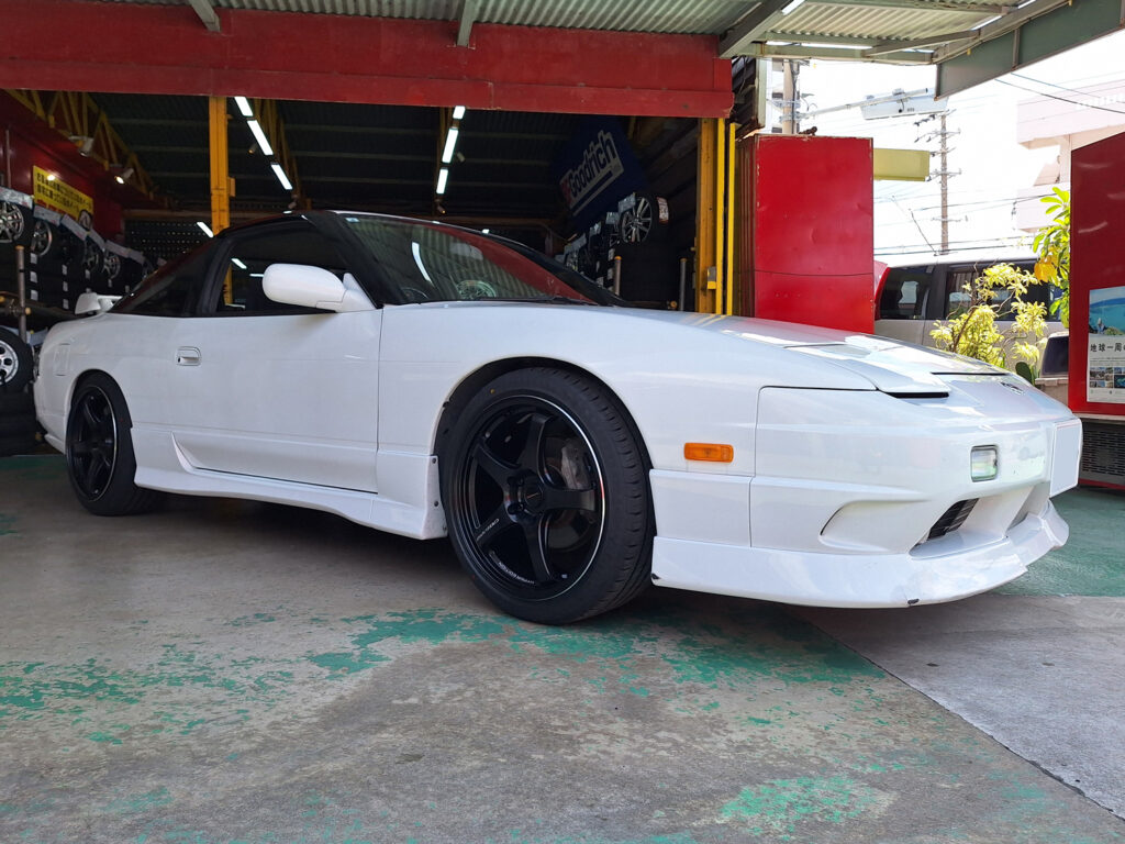 日産 180SX CROSS SPEED CR5 18×8.5J/9.5J RADAR 225/40R18｜ホイール