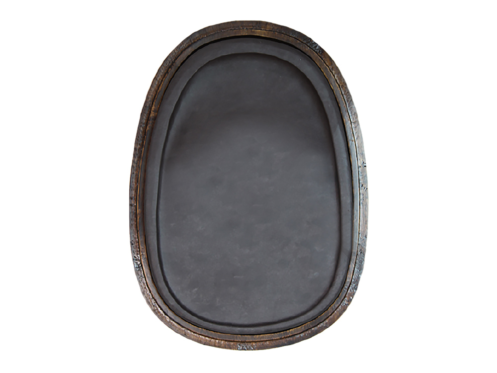 書道用品 硯 麻子坑端渓硯 楕円五吋 HM65｜書道用品通販の半紙屋e-shop