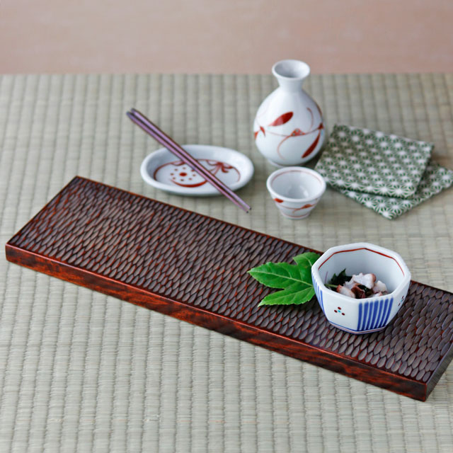 香川漆器 トレイ【砥部工房 からくさ】