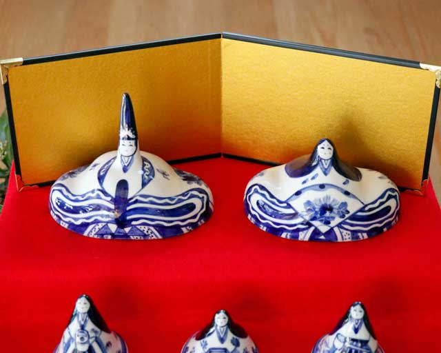 砥部焼の和食器 きよし窯の雛人形【砥部工房 からくさ】