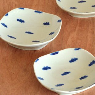 砥部焼の和食器 スギウラ工房の取皿【砥部工房 からくさ】