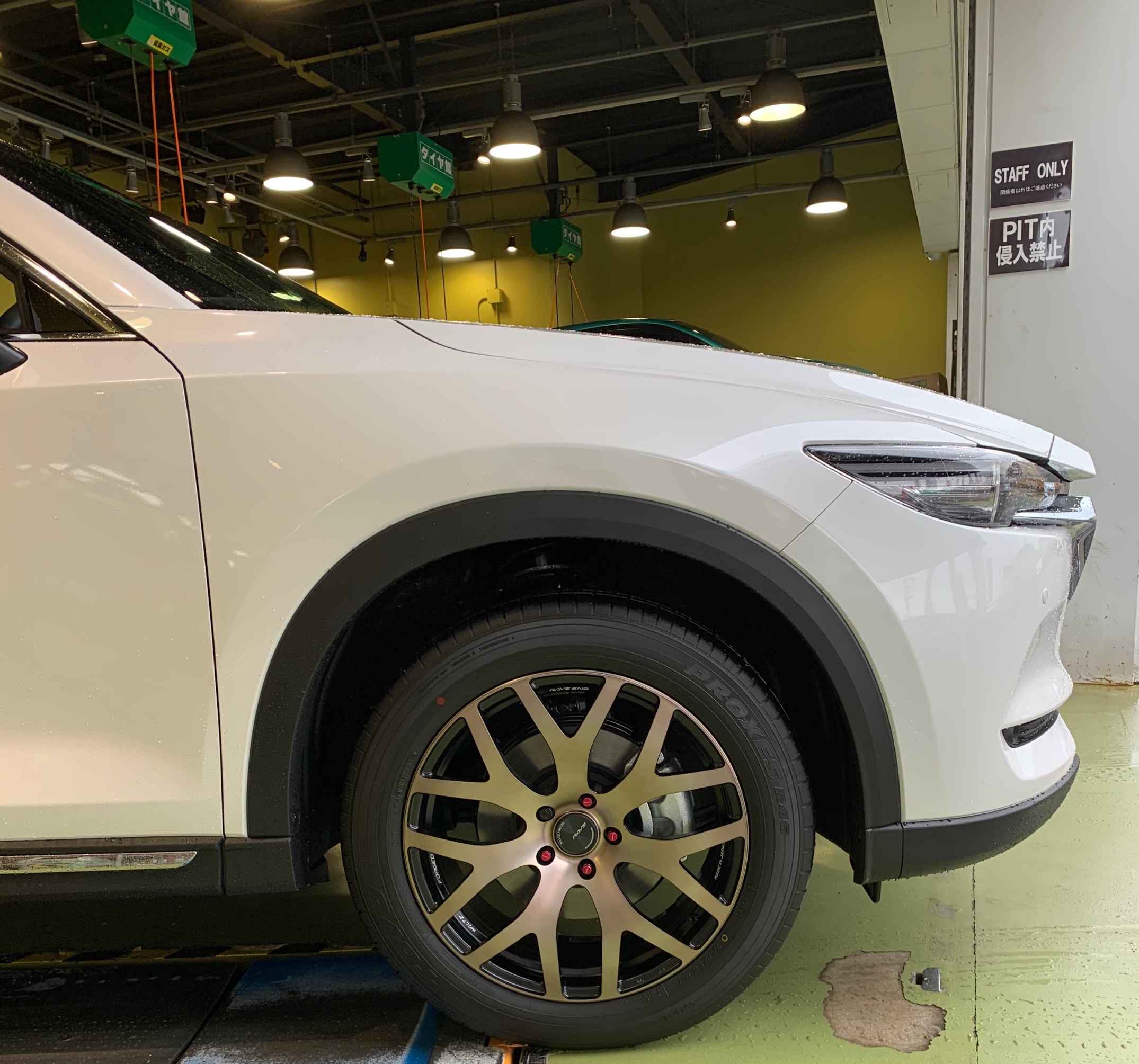 ☆マツダCX-8にアルミホイール取り付け☆ | 店舗おススメ情報 | タイヤ