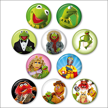 THE MUPPETS カーミット缶バッジ｜商品情報｜タカラトミーアーツ