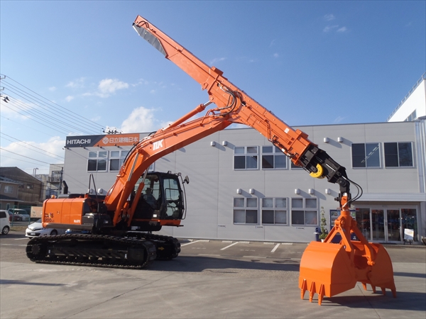 0.7㎥ パイプクラム ZX200-5B 日立建機 | レンタル商品 | 株式会社