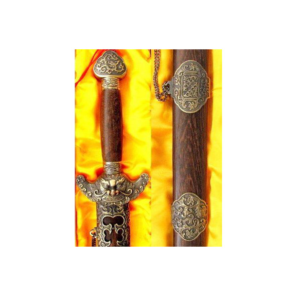 中国刀宝剣・合金製鎮宅九龍剣 - 横浜中華街天宝堂本店