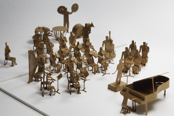 1/100建築模型用添景セット No.9 オーケストラ編 - 製品リスト／ネット