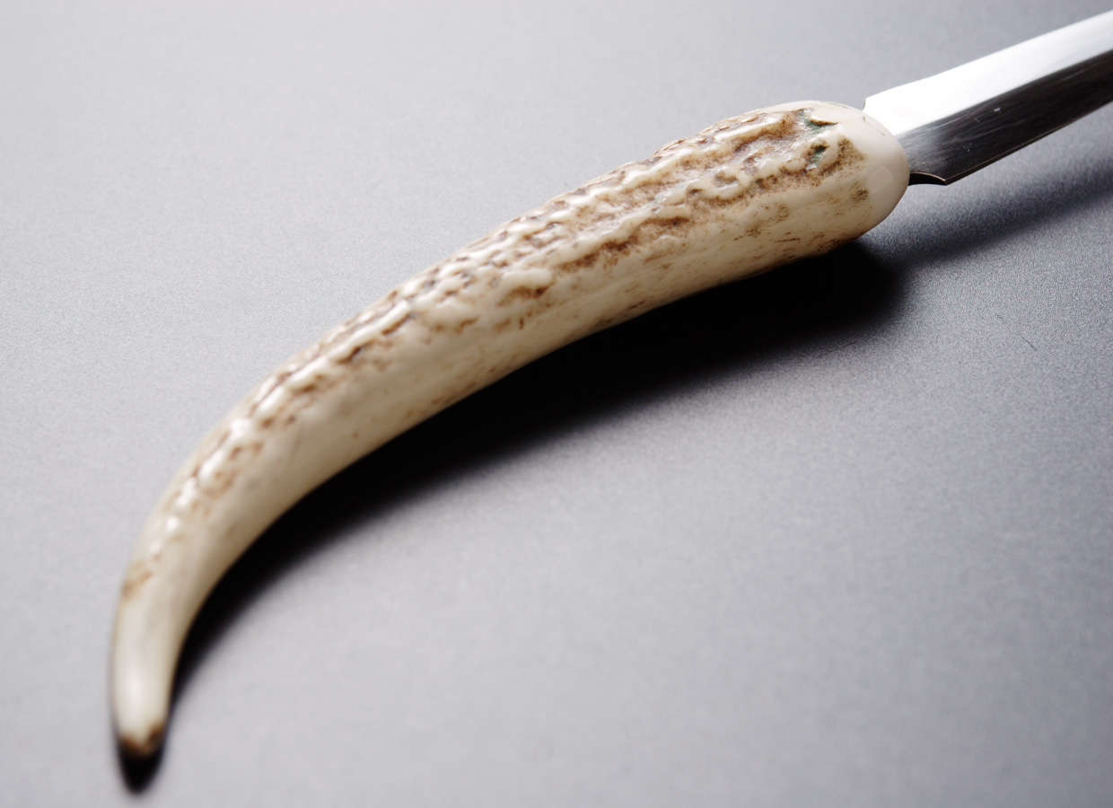 ペーパーナイフ(鹿角柄) | 藤原照康刃物工芸
