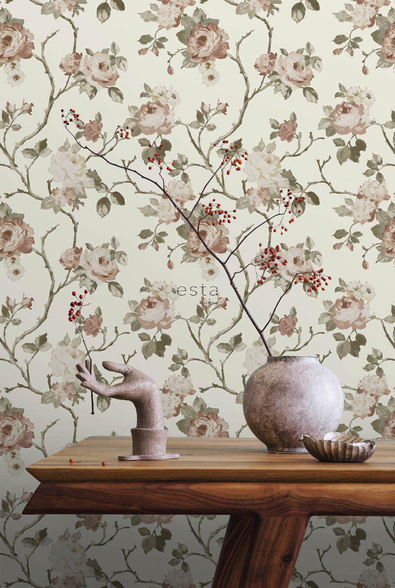 VINTAGE FLOWERS 158-139406 | 輸入壁紙(クロス)のテシード