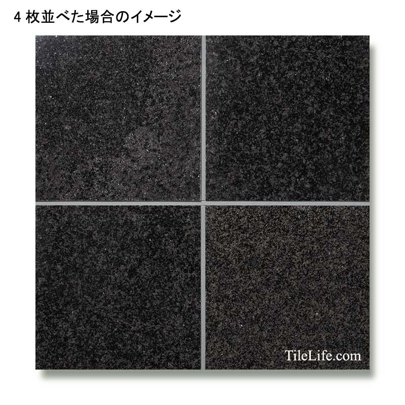 インパラブラック 600角本磨き 御影石 (メーカー: XRO) 12245XRO