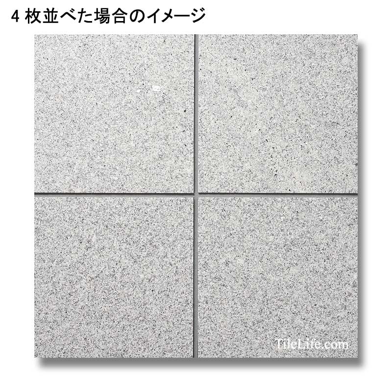 G603 600角 ジェットバーナー仕上げ 御影石 (メーカー: XRO) 12268XRO