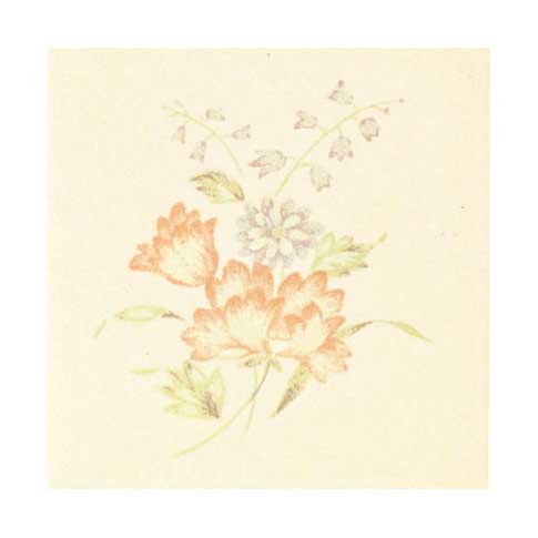 リクシル(INAX) 内装タイル ミデュールデザイン100 花柄 100mm角平(柄