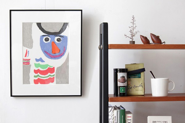 Erik Hoglundエリック・ホグラン リトグラフ(フレーム付）/COW