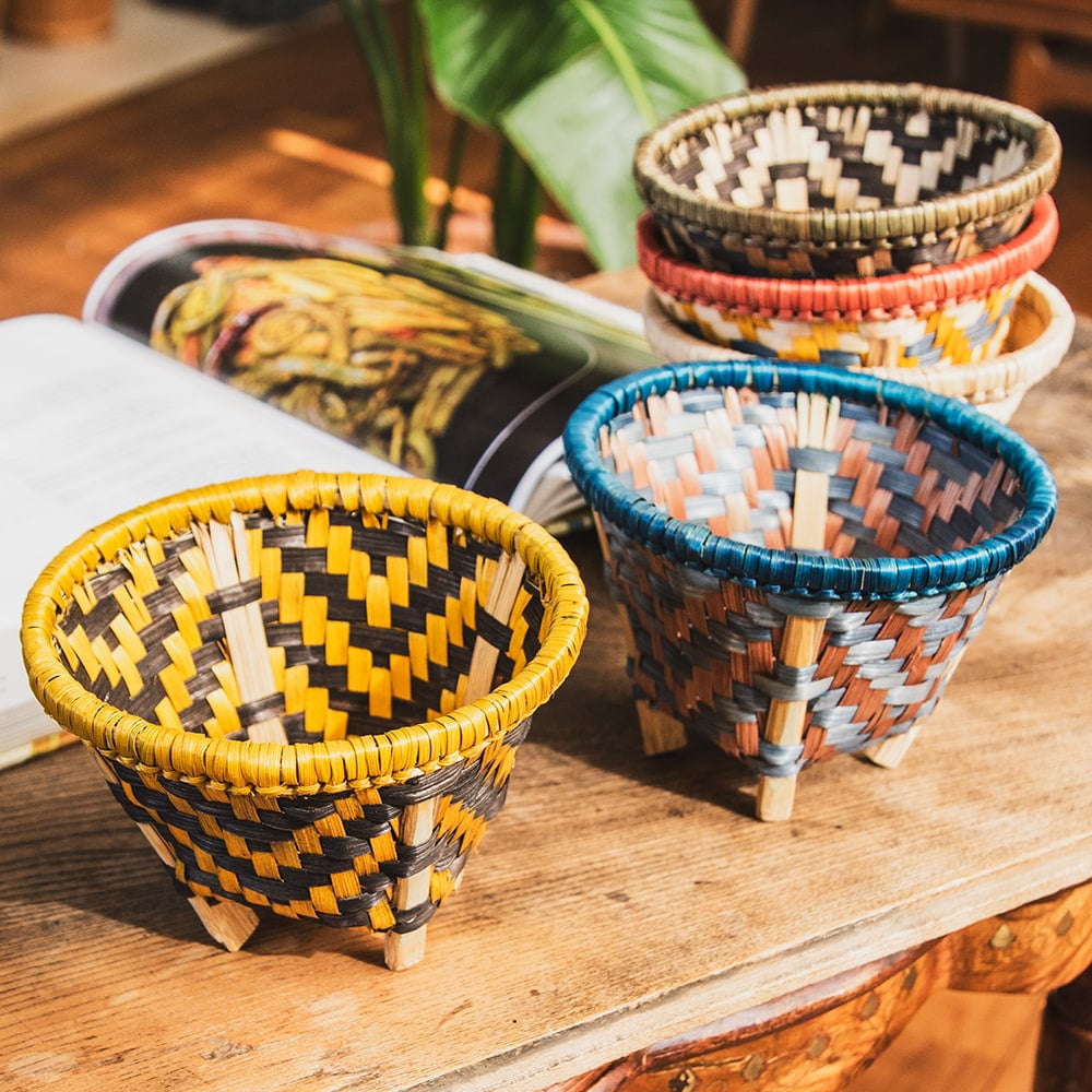 小物入れ ジュエルケース カゴ 竹細工 バンブーダロ（dalo） ネパール