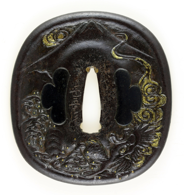 鐔 甚吾茂永[F00208]｜刀剣や刀の販売なら日本刀販売専門店つるぎの屋