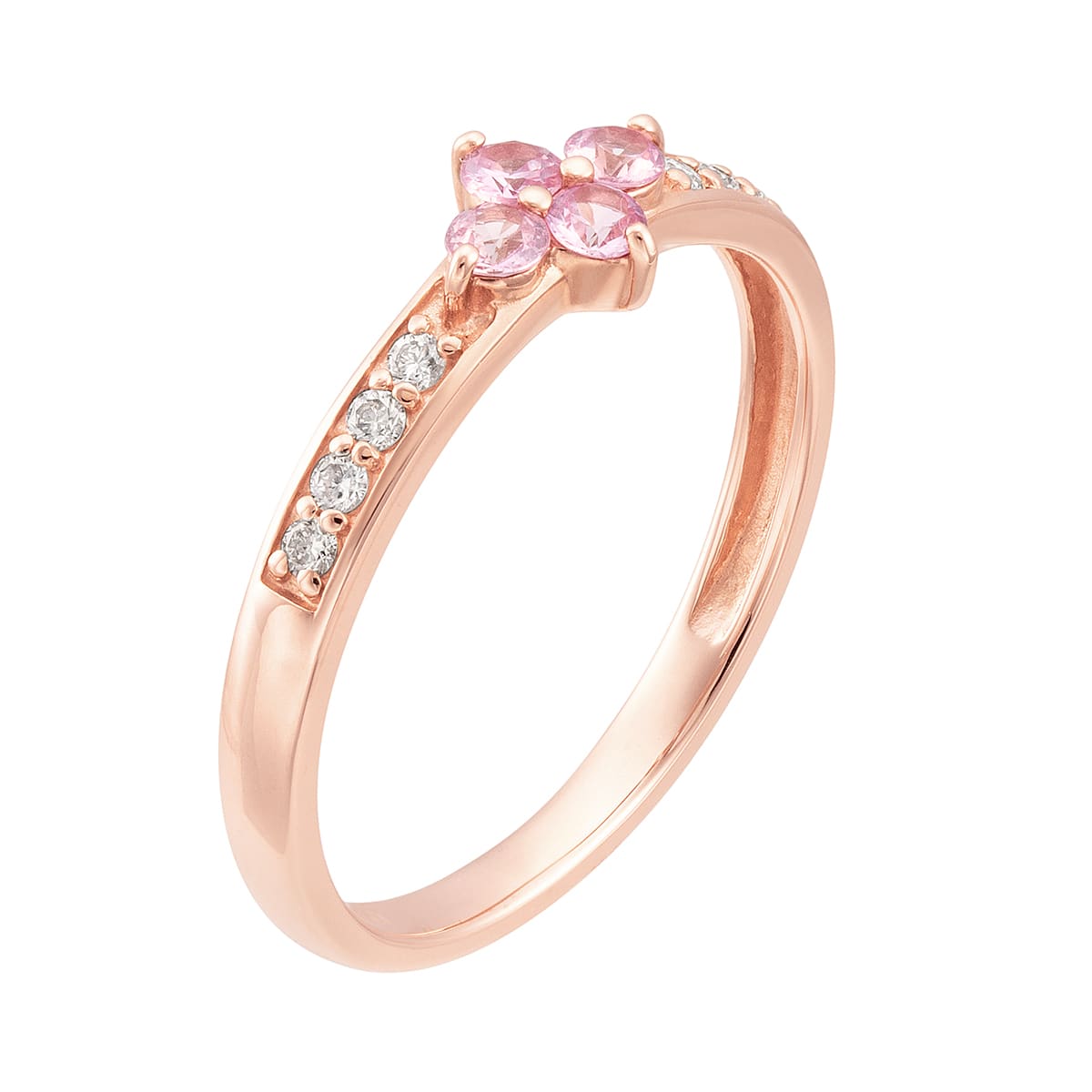 まゆどん☆ドイツ産アウイナイト&ピンクサファイア☆10Kリングオーダー