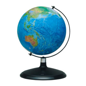 UCHIDASウチダス小型地球儀 地勢 26cm C－26P: 学習