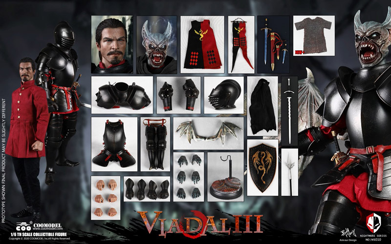 COO】NS010 1/6 NIGHTMARE SEIRES (DIECAST ALLOY) - VLAD AL III
