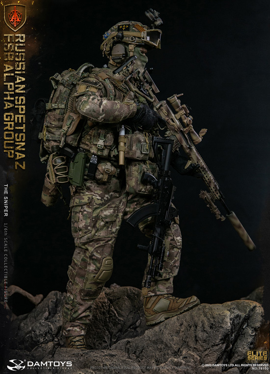 DAM】No.78100 1/6 RUSSIAN SPETSNAZ FSB ALPHA GROUP SNIPER