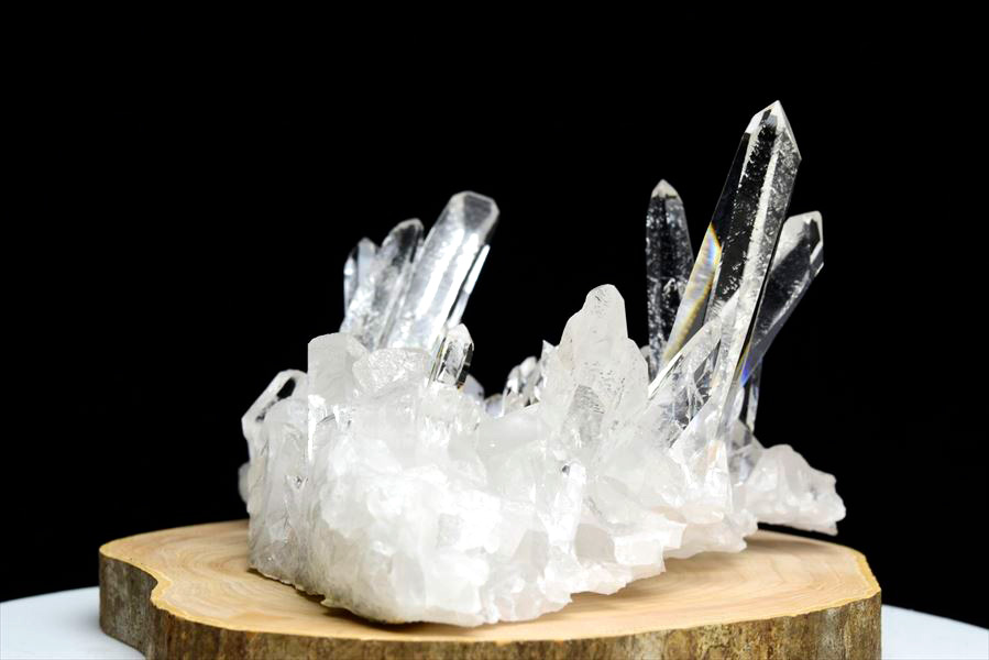 超透明】ブラジル・コリント産 水晶クラスター 原石｜アップストーン