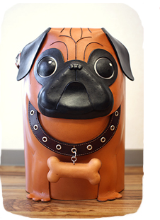 本革製革雑貨『パグ犬グッズ』 バンカクラフト公式ショップ[VANCA