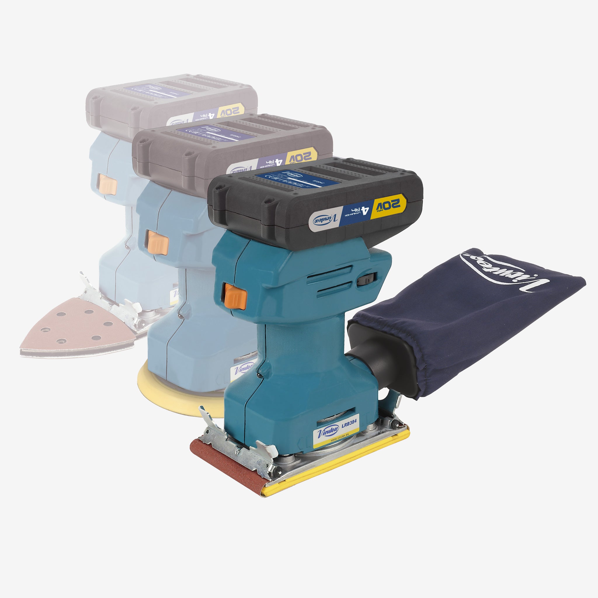 Cordless Multi-Sander LRB384 Ergonomic Design | Virutextools