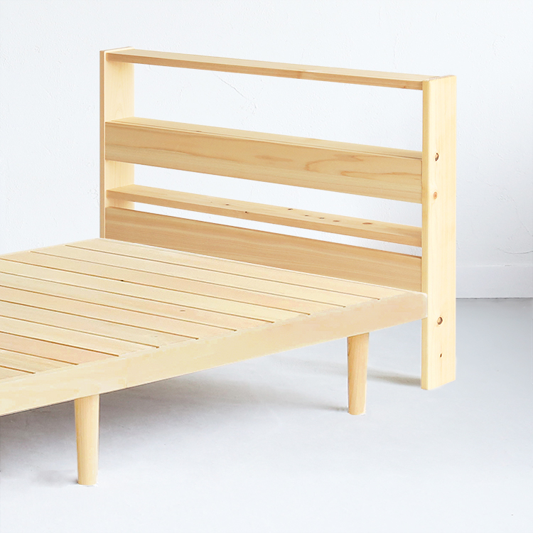 ベッドF ヘッドボードシェルフ SD｜家具とベッドの専門店キシル