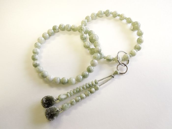 中国華翡翠三万浄土利休房共仕立 お数珠の安田念珠店へ｜総本山御用達