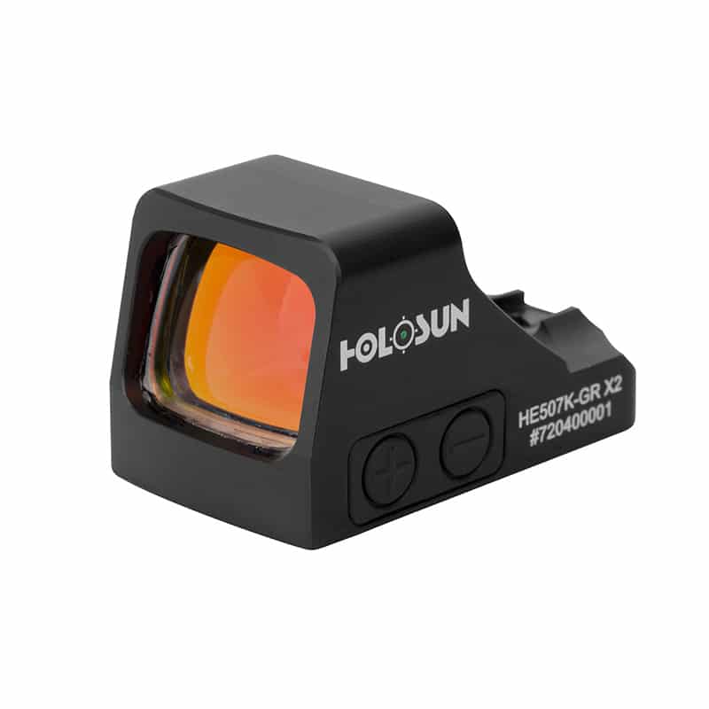 Holosun HE507K-GR X2 Green Dot Miniature Reflex Sight With Solar