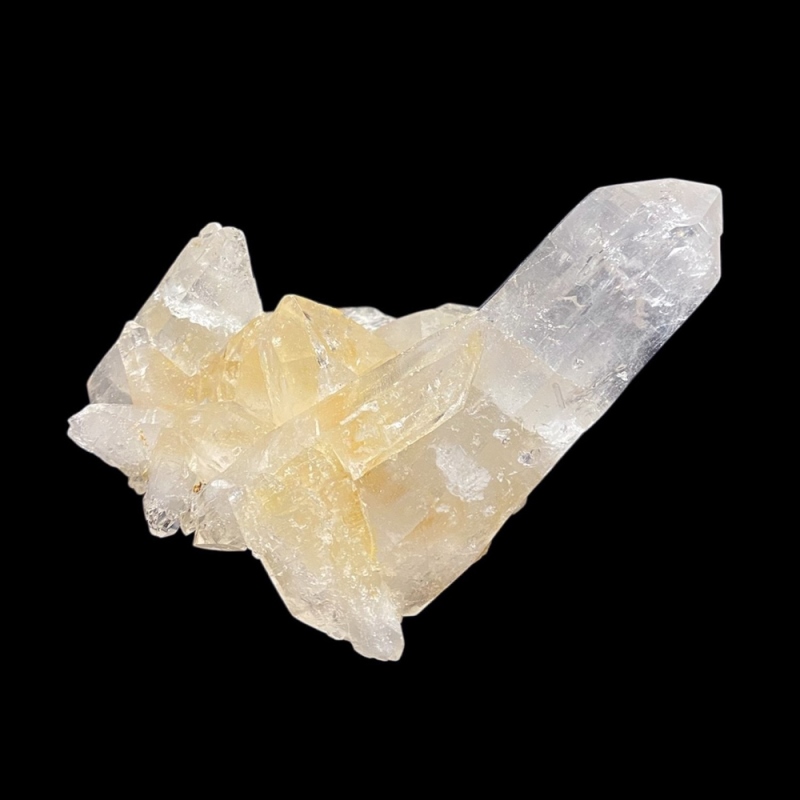 天然石 ヒマラヤ水晶 クラスター レインボー 虹入り 原石（25134）水晶