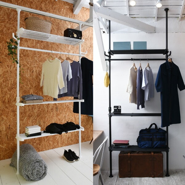 頑丈 伸縮 突っ張り棚 幅78-130 WJZ-775 ドリームウェア | 山善