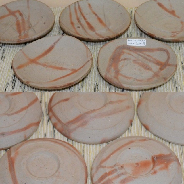 商品詳細｜suehiro11｜備前ヒダスキ銘々皿5枚組｜55000円｜[備前焼